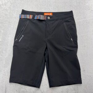 Merrell Shorts Mens 28 Black Select Dry Hiking Outdoor Webbed Belt Cargo Zip